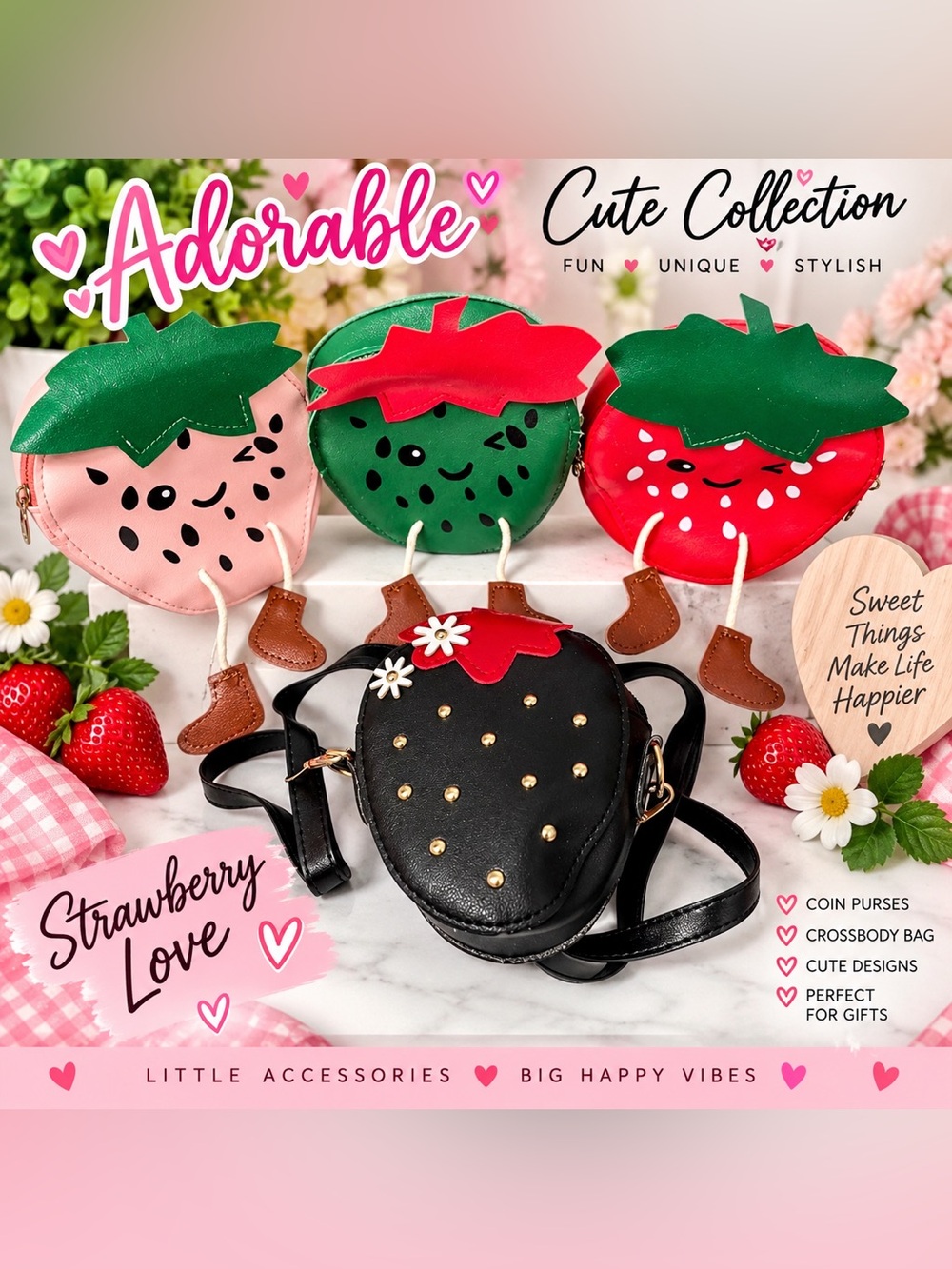 Kids bundle 5 - 4 berry pouches / bags
